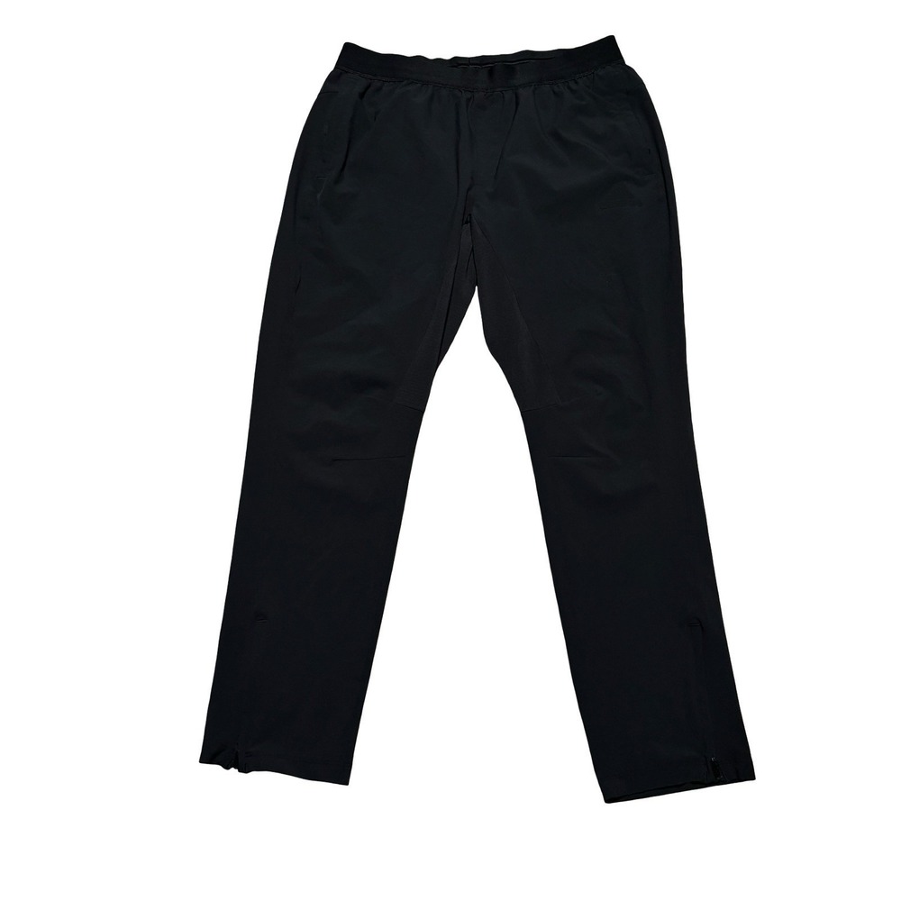 Adidas Men's Lightweight Windbreaker Track Pants Black Size Large 30 x 28